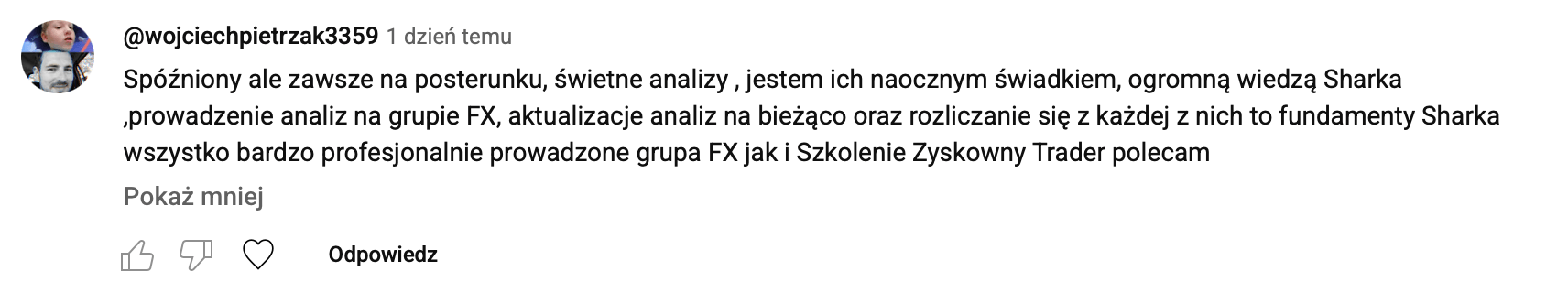 Opinie - grupa FX